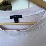 J.Crew Women's XS Light Pink Crewneck Pullover Sweatshirt Cropped Length Photo 2