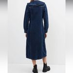 Ganni  X LEVI'S Ruffle-trimmed cotton and hemp-blend denim shirt dress Photo 10