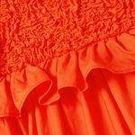 Cecilie Bahnsen Camden Ruffled smocked Cotton-blend Poplin Midi Dress Size US2/ Uk6 Photo 2