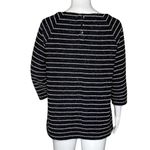 Banana Republic  Sweater Womens Medium Navy Blue Multicolored Speckle Work Casual Photo 3