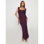 Princess Polly  Lanai Ruffle Sleeveless Maxi Dress Plum Size 2 MSRP $99 Photo 1