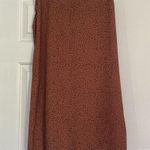 Nine West  brown and black animal print midi skirt. Photo 1