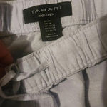 Tahari  LINEN LIGHT BLUE SHORTS SIZE 3X Photo 4