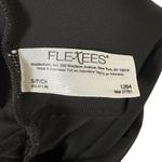 Flexees Womens Sz S Black Tank Dress Built in Bust Support Shapewear Sleeveless Photo 4