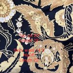 Genny vintage suit set rare print silk gold black: Box 0012: Size 8 Photo 6