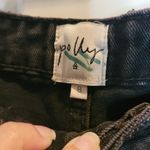 Princess Polly  black high Waist Erissa Knee Rip Straight size 8 Photo 6