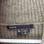 Vince  Cowl Neck Sleeveless Beige Sweater Dress Wool Cashmere Knit Ribbed Tunic Photo 6