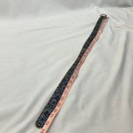 Black and Gold with multicolored glitter floral print Women's Belt size small Photo 4