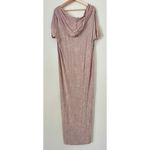 POL Boutique Boho Marrakesh Hooded Dress Summer A-Line Brown Dusty PInk Large Photo 5