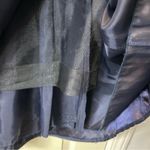 Tahari  Dress Gown Sleeveless Lace Ball Formal Event White Blue Tie Waist Size 6 Photo 7