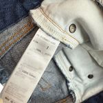 Moussy Size 1 High Waist Frayed Hem Daisy Duke Denim Shorts Blue Festival Photo 2