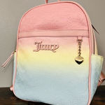 Juicy Couture  Diamond Bling Heartless Ombré Backpack Pastel Pink NWT 13x10x6 Photo 0