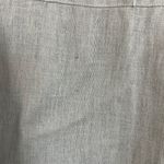 Tahari Women’s Olive Green Linen Blend Tunic Button Down Blouse Size L Photo 7