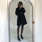 Jil Sander  +J x Uniqlo Single Breasted Wool Coat in Black Grey Sz. XS Photo 9