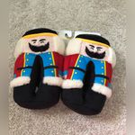 New Rainbow Daze ladies holiday Colorful Nutcracker Slippers size S 5/6 Photo 1