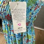 Hawaiian 88 Tees Smocked Maxi Dress Size XS NEW AOP Surf Girls Blue Photo 5