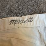 Madewell  White Denim Cuffed Shorts SIZE 26 Photo 1