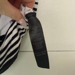 White House | Black Market  Women’s Medium Black White Striped Top Photo 2