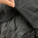 Ecowish Black Ruffle Sleeve A-Line Summer Dress Size Large Photo 5