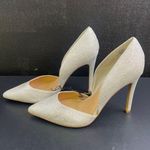 EXPRESS Women's Silver Glitter Shoes/Heels 4.5" Size 10 SKU 3271 Photo 4