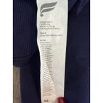 Fabletics  Navy Red Colorblock Quarter Zip Cropped Sweatshirt Women Medium Photo 5