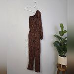 Farm Rio  Camouflage Snake One Shoulder Jumpsuit Photo 6
