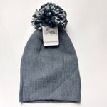 LEMON Cozy Warm Pom Pom Winter Hat One Size Gray Photo 2