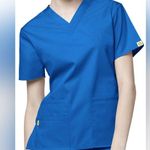 WonderWink Wink Origins Women's The Bravo V-Neck Top #6016 in Royal Blue Photo 0