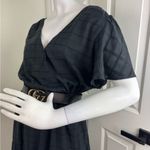 Ralph Lauren Lauren  Shadow-Gingham Belted Cotton-Blend Dress.  B10 Photo 7