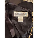 Jessica Howard  Chain Link Shift Dress Size 10 Black Photo 3