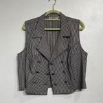 Rhythm Blue Black Gingham Vintage Western Vest Sz M Size M Photo 1