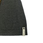 Woolrich  Sweater Women’s XL TG Gray Red Fair Aisle Button Henley Cotton Blend Photo 12