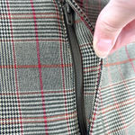 Anthropologie The Essential Slim Trouser Pants Cropped Plaid Brown Tan Size 14 Photo 5