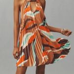 Hutch NWT  Halter Pleated Swing mini dress size medium Photo 0