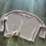 Wooden Ships Crew Sweater Light Pink Cotton M/L Photo 1