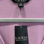 Ralph Lauren Lauren NWT crossover bodice peplum bottom knit shirt. Size: L Photo 2