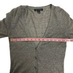 Banana Republic  Italian Yarn Alpaca Wool Blend Gray Cardigan Sz XS Photo 6
