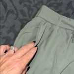 Freely women’s size medium pull on lounge wind pants elastic waist green thin Photo 4