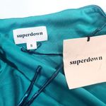 superdown  Manuela Ruched Mini Dress in Blue Small Photo 6