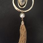 Ellen Tracy  Rotating Crystal drop, pearl & tassels Photo 1