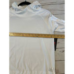 New Balance Womens White Hoodie Size S Drawstring hood Athletic Outdoor Photo 6