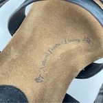 Sofft Haddison Black Suede woven textured Wedge Sandals comfort womens 9 Photo 9