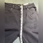 SO  Wide Leg High Rise Black Button Fly Jeans Juniors Size 9 Stretch 90s NWT Photo 5