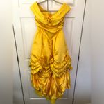 Adult Disney Princess Belle Costume Dress and Accessories Size S Yellow Photo 3