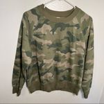 Old Navy Vintage Crew-Neck Sweatshirt Green Camo Photo 4