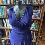 41Hawthorn Rocco navy faux wrap knit stretchy M tank dress Orange Size M Photo 1
