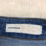 Pilcro High Rise Cigarette Jean Size 31 Slim Straight Leg High Waist Raw Hem Photo 6