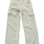 American Eagle Tan Wide Leg Corduroy Cargo Pants Womens Size 2 Photo 0