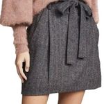 Ulla Johnson paper bag leo wool belted mini skirt Photo 0