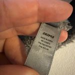 SKIMS NWT Cozy Knit Halter Top Tie Neck Bralette in Smoke Gray NWT Size L XL Photo 5